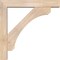 Ekena Millwork Legacy Block Smooth Bracket w/ Offset Brace, Douglas Fir, 5 1/2"W x 30"D x 30"H BKT0604X30X30LEC05SDF - alternate 4